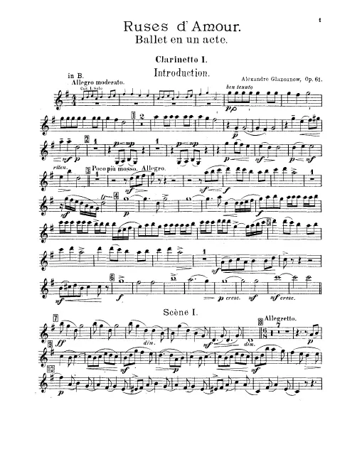 Clarinet 1 (B♭/A)