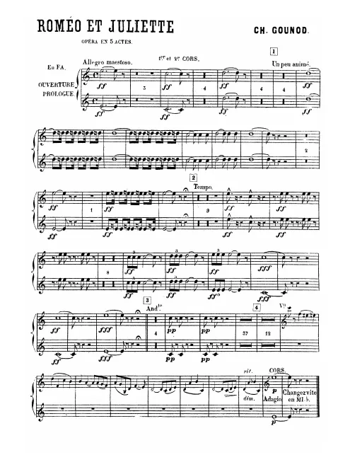 Horn 1/2 (G/F/E/E♭/D/D♭/C)