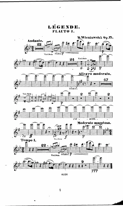 Flute 1, 2