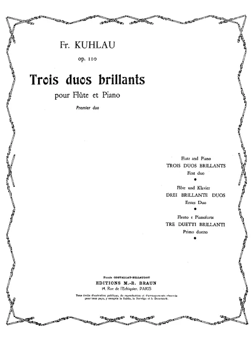 Complete Score, Flute Part
