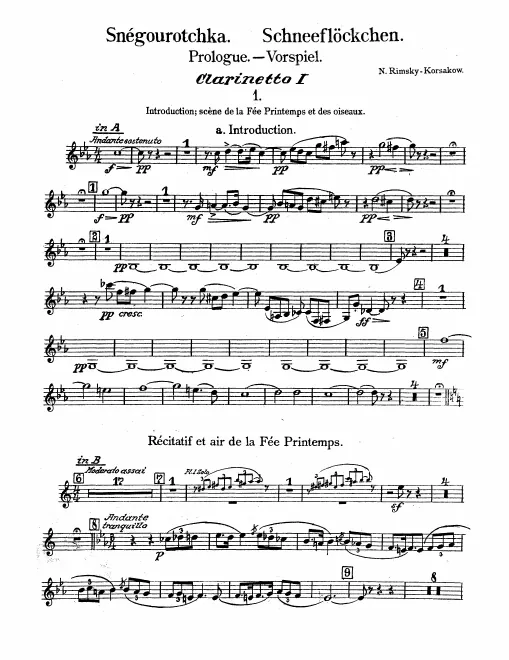 Clarinet 1 (A/B♭)