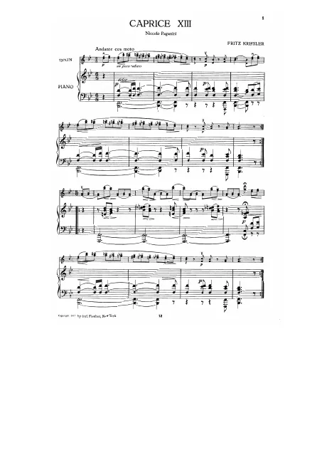 12. Paganini: Caprice XIII