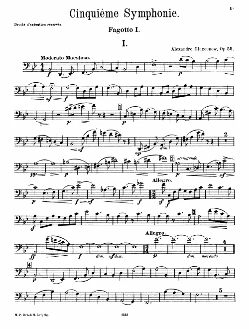 Bassoon 1, 2