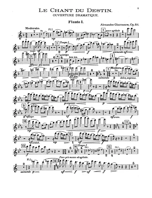 Flute 1, 2, 3/Piccolo