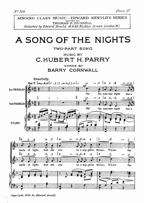 3. A Song of the Nights