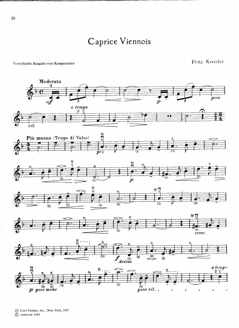 Piano Score and Violin Part (simplified version)
