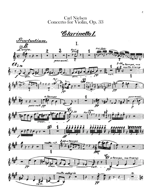Clarinet 1, 2 (in B♭)