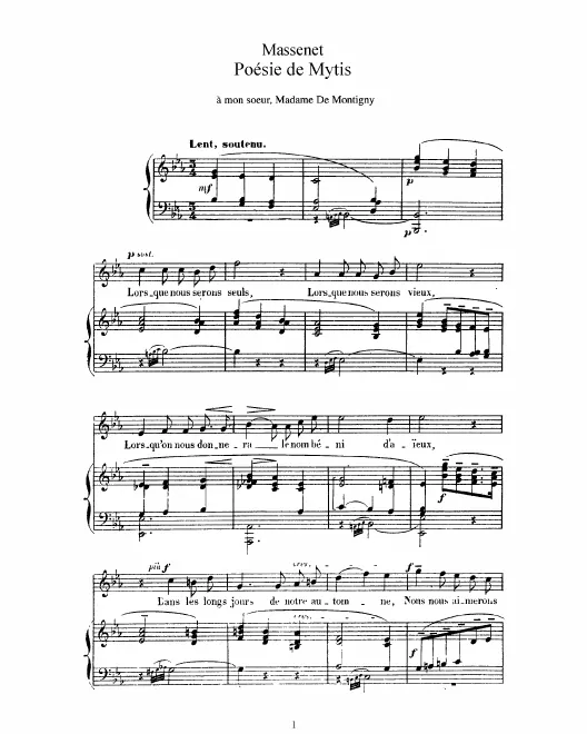 Complete Score (E Major)