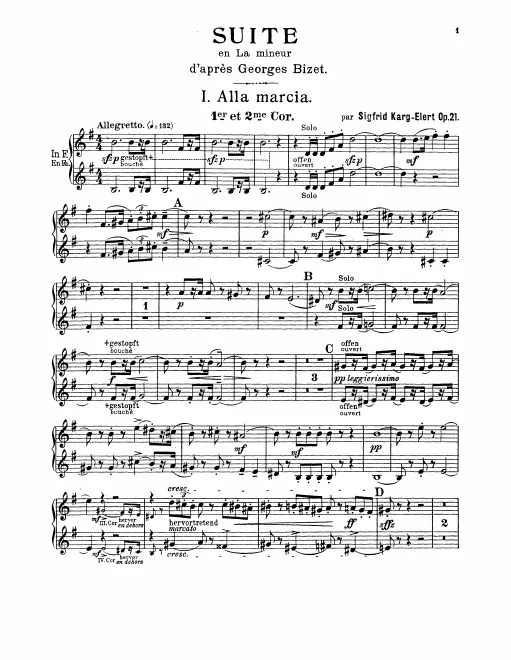 Horn 1/2, 3/4 (F)