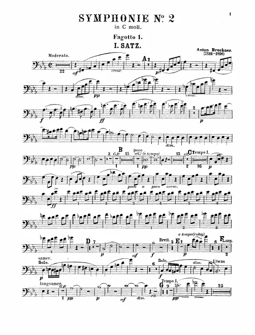 Bassoon 1, 2