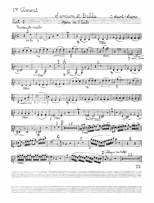 Clarinet 2 (A/B♭)