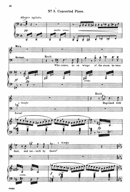 3. Concerted Piece, Bass Solo, Duet, Chorus