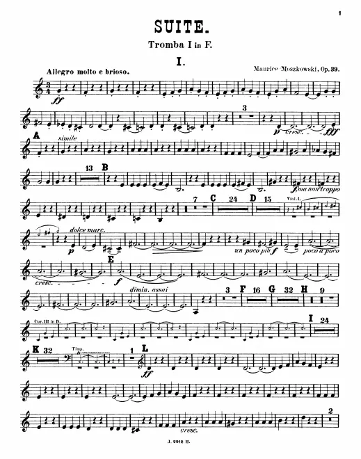 Trumpet 1, 2 (F)