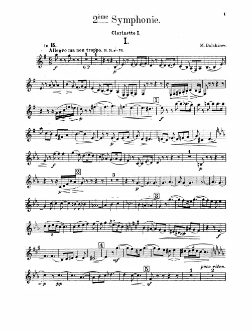 Clarinet 1, 2, 3 (A/B♭)
