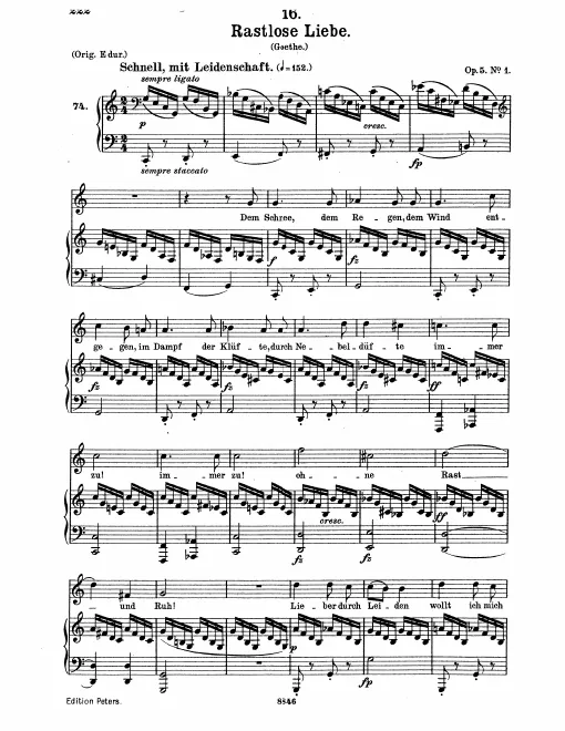 Complete Score (Medium voice, transposed to C major)