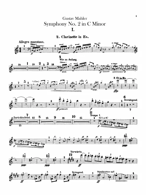 Clarinet 4 (B♭)/Piccolo Clarinet 2 (E♭)