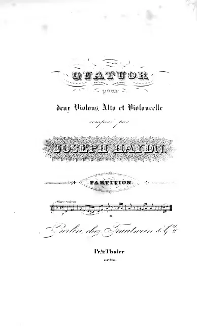 4. Quartet in D minor, Hob.III:22