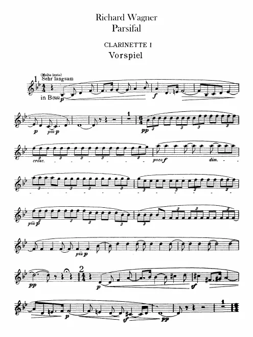Clarinet 1 (B♭, A)