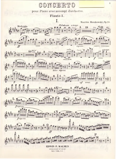 Flute 1, 2