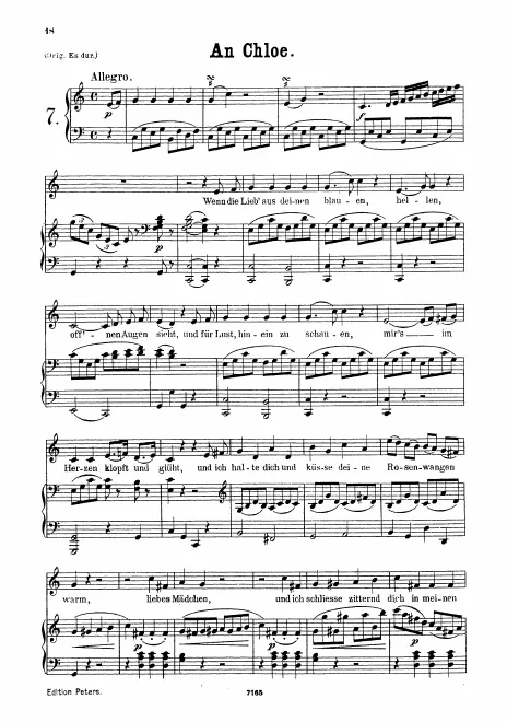 Complete Score (medium voice, )