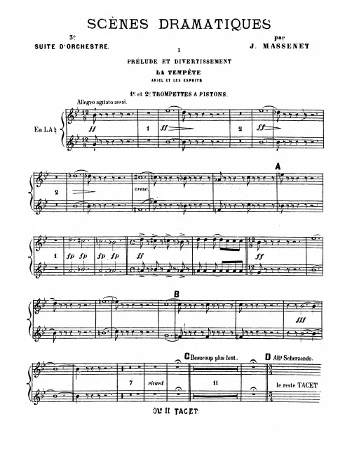 Trumpet 1/2 (A), 3/4 (B)