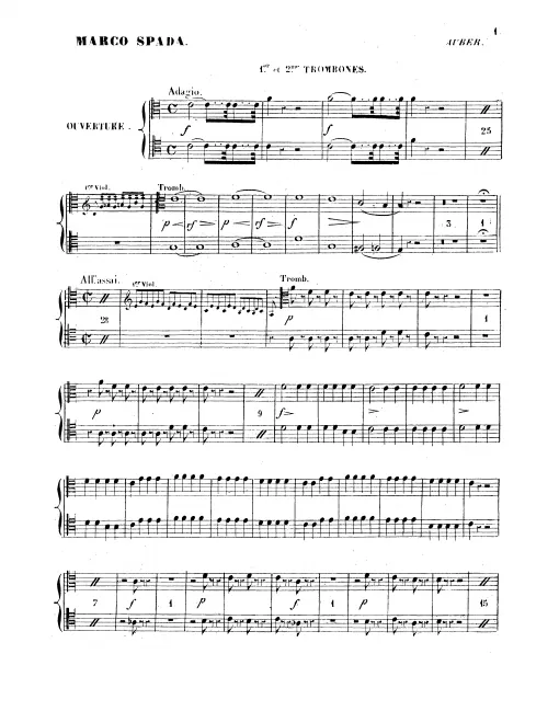 Trombone 1/2, 3