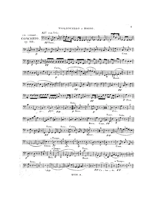 Cellos and Basses