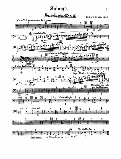 Bass Clarinet (B♭)