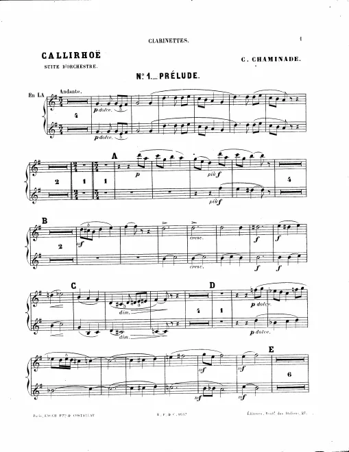 Clarinet 1/2 (A/B♭)