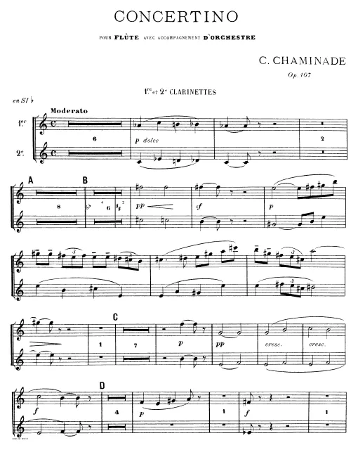 Clarinet 1/2 (B♭)