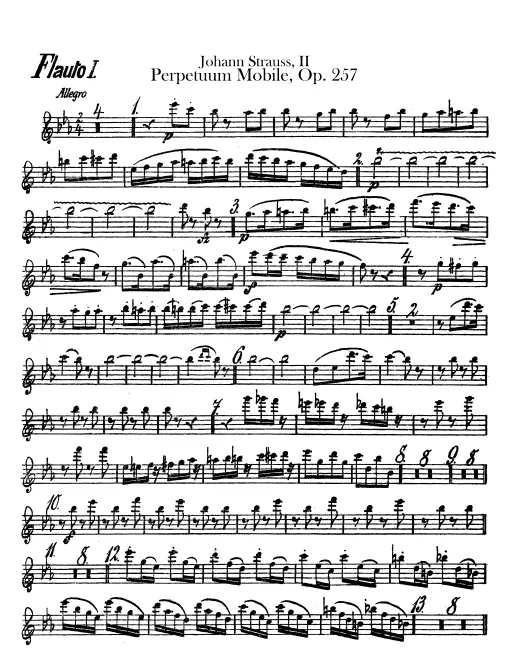 Flute 1, 2, Piccolo