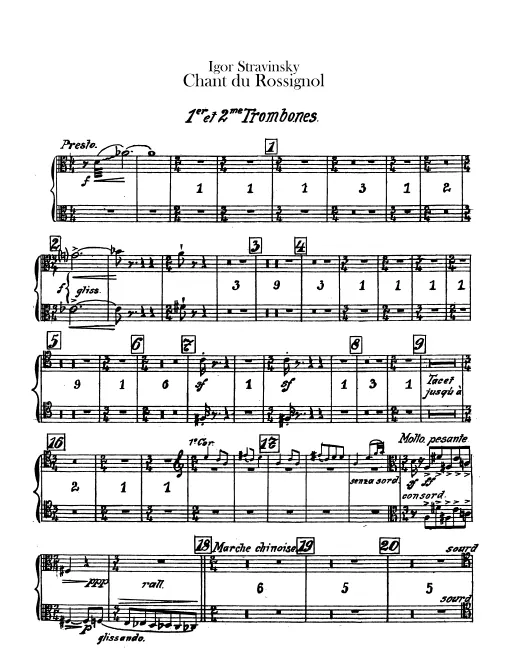 Trombone 1/2, 3, Tuba