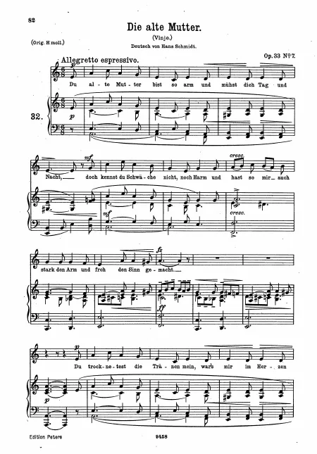 Complete Score (low voice, A minor)