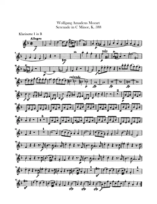 Clarinet 1, 2 (B♭)