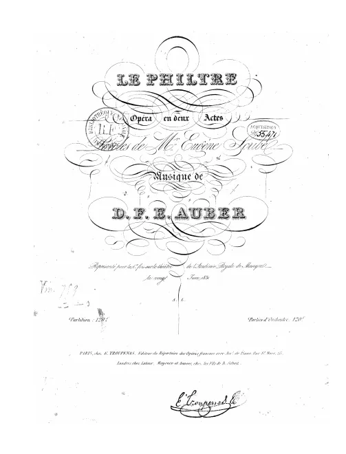 Preliminaries Overture Act I (Nos. 13)