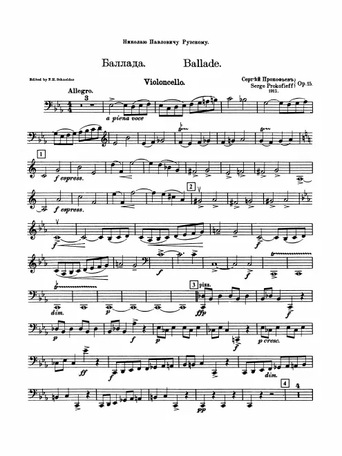 Cello Part