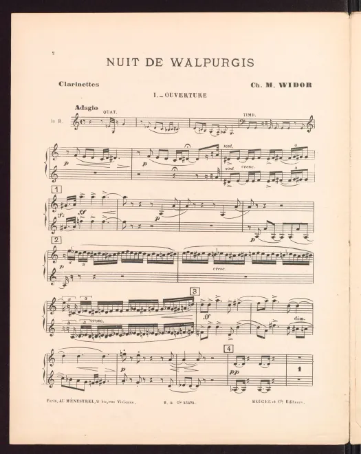 Clarinet 1/2 (B♭)