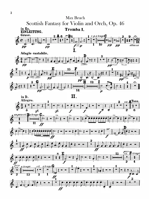 Trumpet 1, 2 (E♭, D)