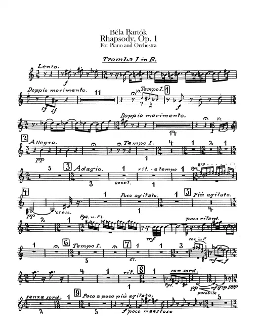 Trumpet 1, 2 (B♭)