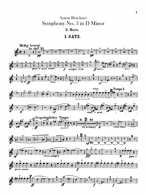 Horn 3 (F/E/E♭/B♭)