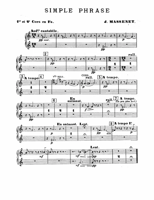 Horn 1/2, 3/4 (F)