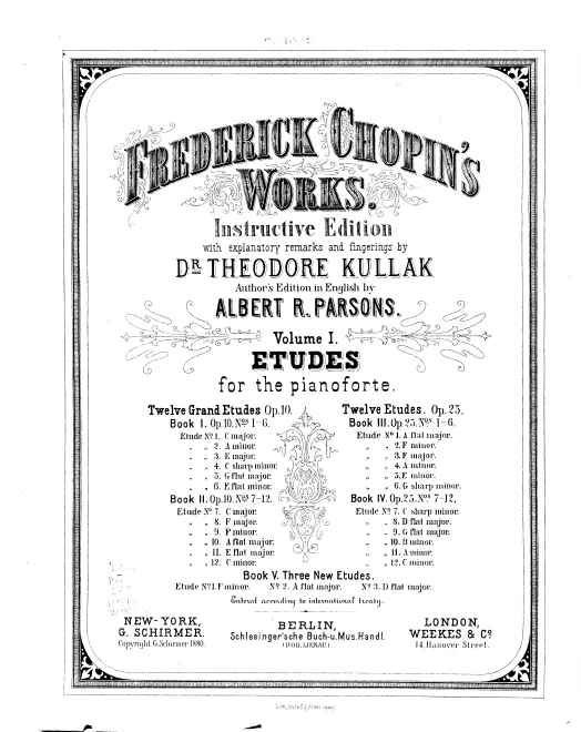 1. Etudes