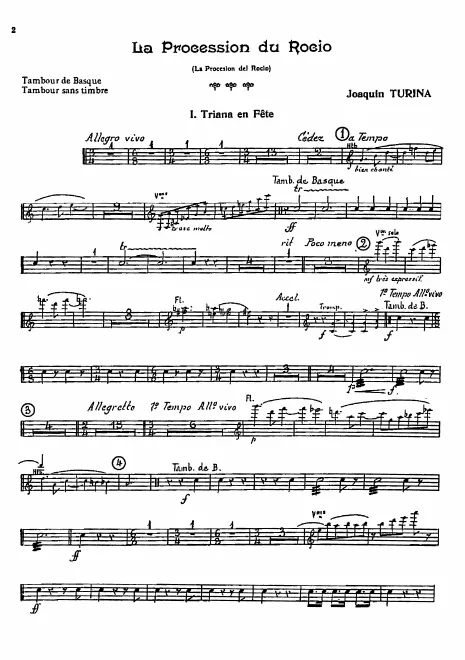 Tambourine/Drum without pitch