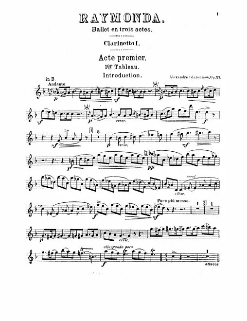 Clarinet 1
