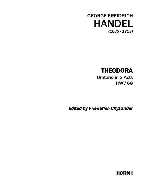 Horn 1, 2 (F)