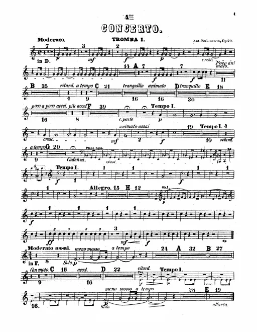Trumpet 1, 2 (D/F)