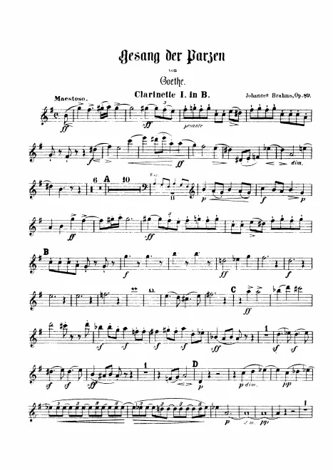 Clarinet 1, 2 (B♭)