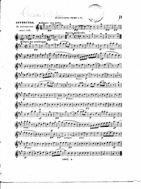 Clarinet 1, 2 (B♭)