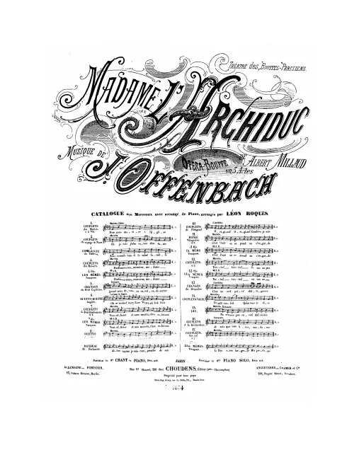 No.6, Duetto bouffe anglais: "Oh! ce rosbeff very fine" (Act I, No.7)