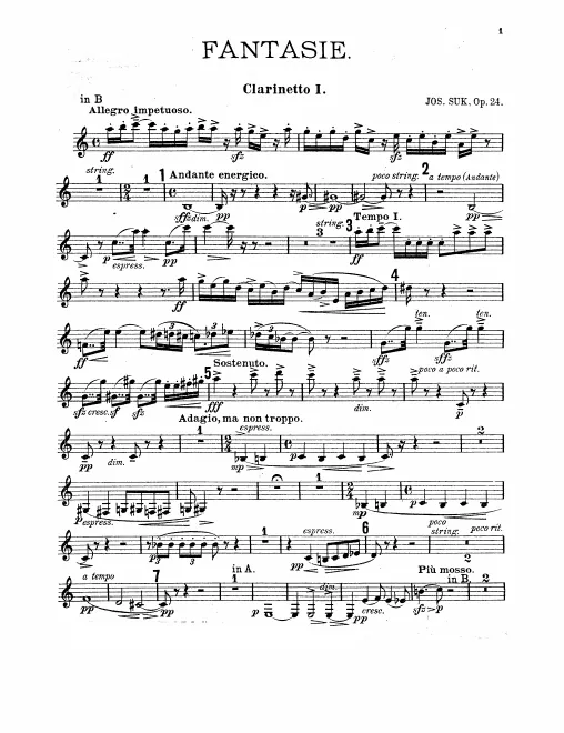 Clarinet 1, 2 (A/B)